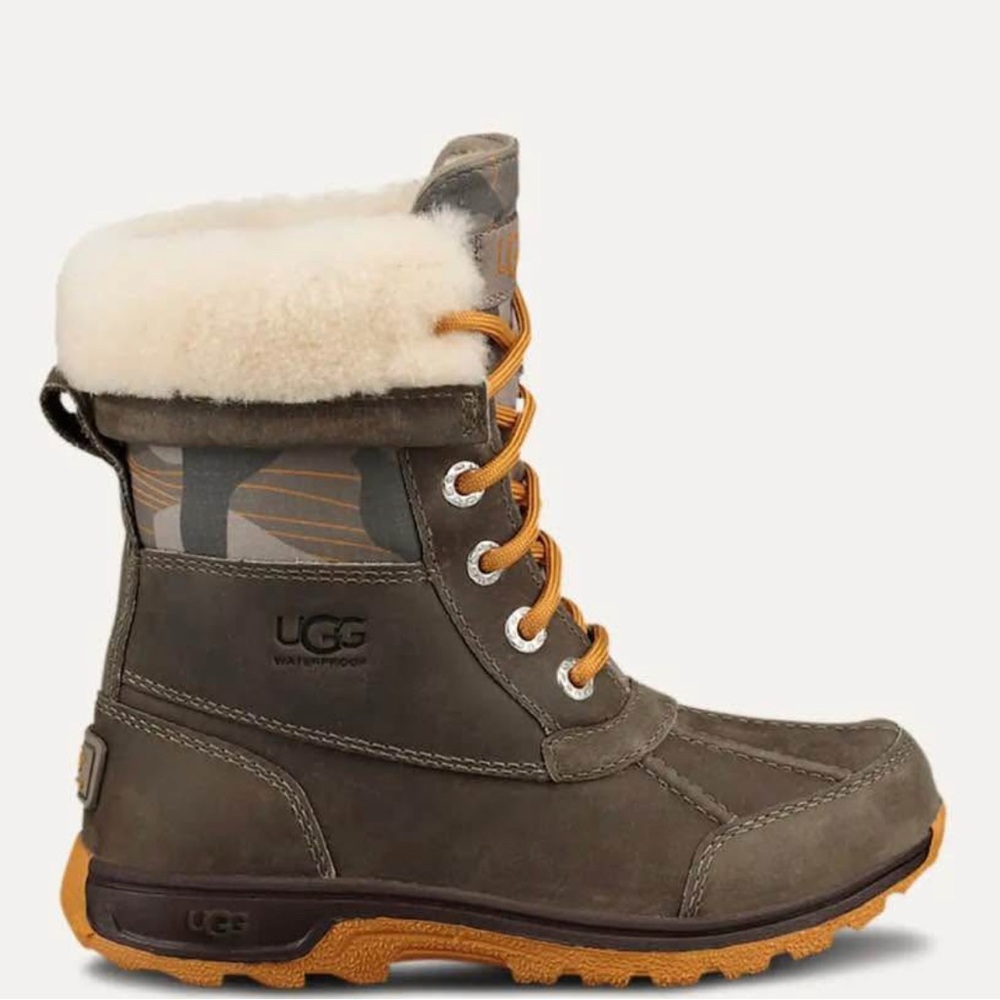 UGG Brown and Cream Winter Boots